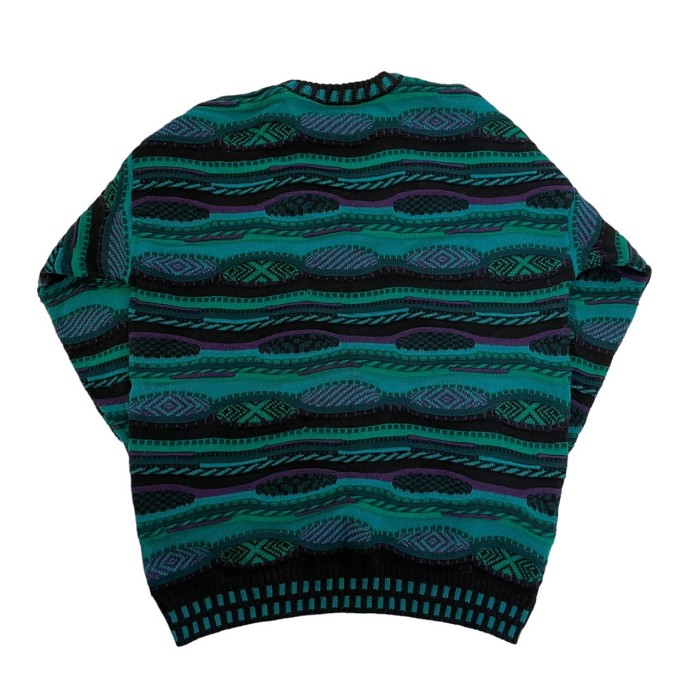 1990's campus / 3D knit ニットセーター #D612 | Vintage.City 빈티지숍, 빈티지 코디 정보