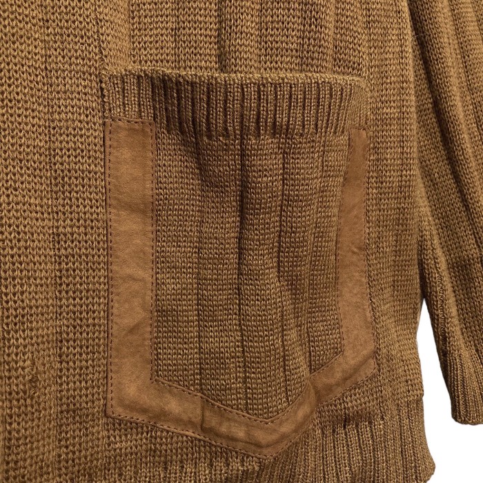 80-90s Unknown fenix embroidered switching cardigan | Vintage.City 古着屋、古着コーデ情報を発信