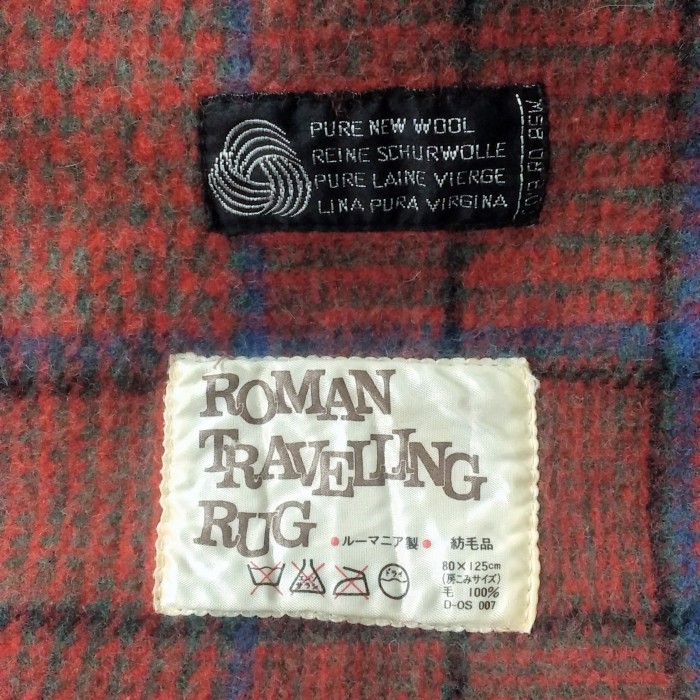 80’sルーマニア製ROMAN TRAVELLING RUGラグ ブランケット | Vintage.City 古着屋、古着コーデ情報を発信