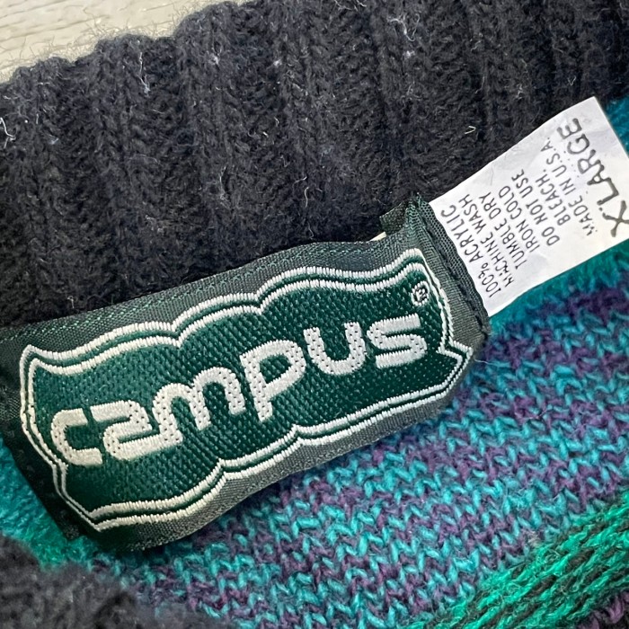 1990's campus / 3D knit ニットセーター #D612 | Vintage.City 古着屋、古着コーデ情報を発信