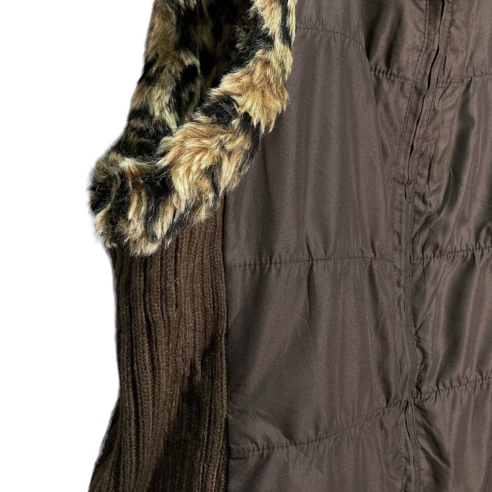 90-00s Vintage zip-up reversible leopard fur vest | Vintage.City 古着屋、古着コーデ情報を発信