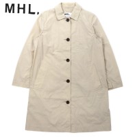 MHL. ショップコート ステンカラーコート 2 ベージュ コットン ナイロン | Vintage.City 古着屋、古着コーデ情報を発信