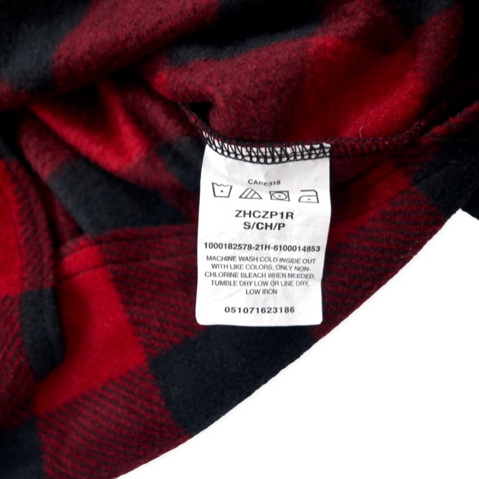 Wrangler 90年代 フリースシャツ S レッド チェック ポリエステル | Vintage.City 古着屋、古着コーデ情報を発信