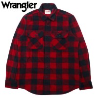 Wrangler 90年代 フリースシャツ S レッド チェック ポリエステル | Vintage.City 古着屋、古着コーデ情報を発信