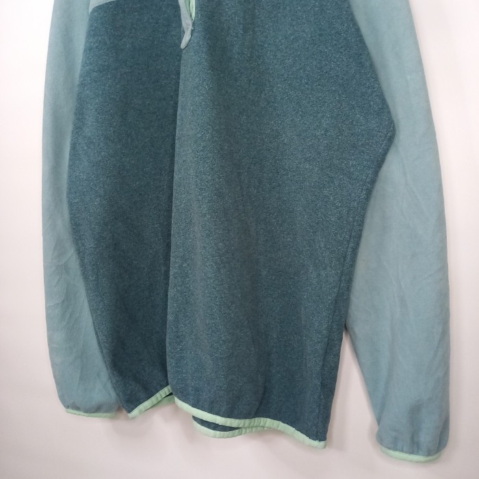 コロンビア　スナップT　フリース　プルオーバー　ハーフボタン　刺繍　ブルー　XL | Vintage.City 古着屋、古着コーデ情報を発信