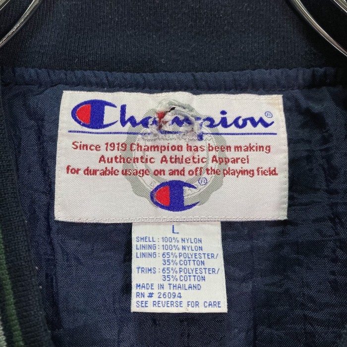 90s Champion logo embroidered nylon pullover | Vintage.City 빈티지숍, 빈티지 코디 정보