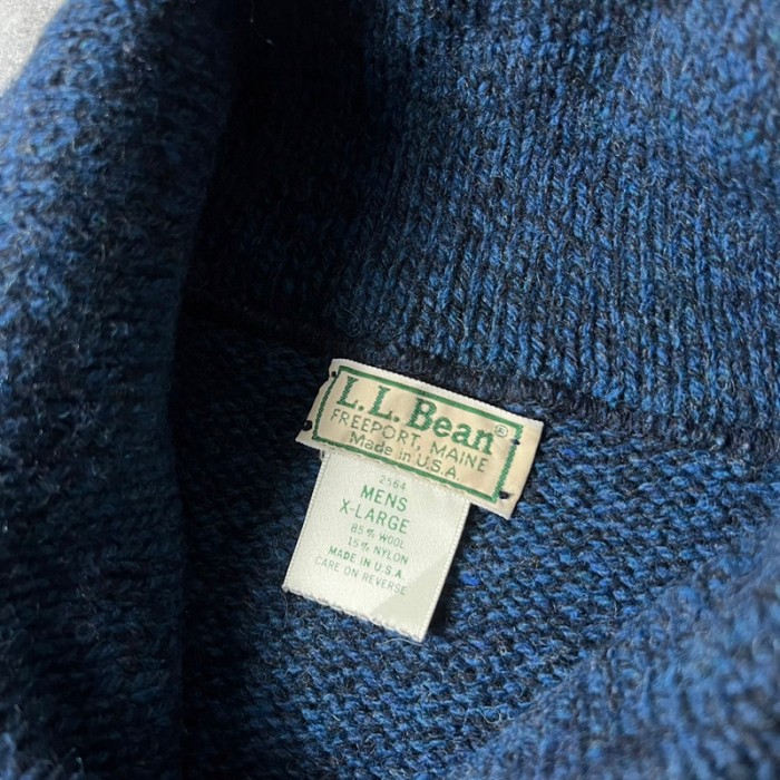 80s USA製 LLBean ショールカラー ウール ニット セーター XL / 80年代 アメリカ製 ビンテージ エルエルビーン LLビーン | Vintage.City 古着屋、古着コーデ情報を発信