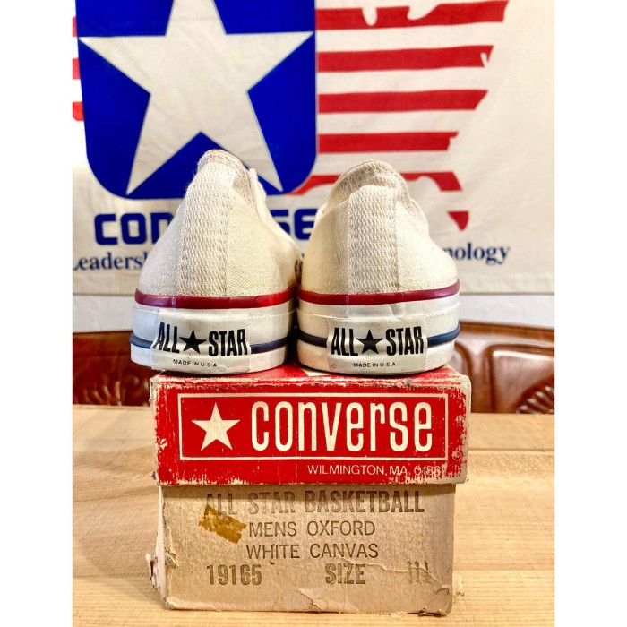 converse（コンバース） ALL STAR（オールスター）生成り 11.5 30cm 70s USA 赤箱 | Vintage.City 古着屋、古着コーデ情報を発信