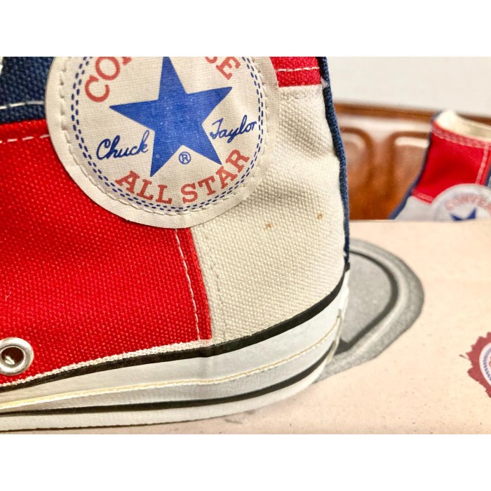 CONVERSE（コンバース） ALL STAR COLOR BLOCK（オールスター カラーブロック）7 25.5cm ハイカット マルチ 90s USA | Vintage.City Vintage Shops, Vintage Fashion Trends