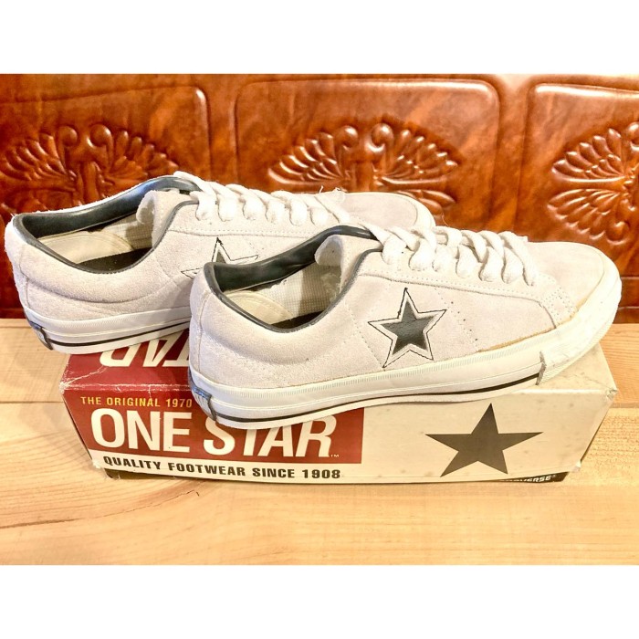 converse（コンバース） ONE STAR SUEDE（ワンスター スエード） グレー/黒 7.5 26cm 90s USA | Vintage.City 빈티지숍, 빈티지 코디 정보