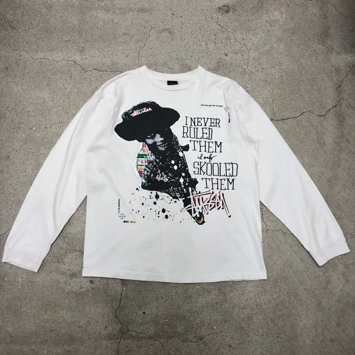 00s OLD STUSSY/Photo ptint L/S Tee/M/I NEVER RULED THEM.../フォトプリント/ロンT/長袖Tシャツ/ホワイト/ステューシー/オールドステューシー/古着/ヴィンテージ/アーカイブ | Vintage.City Vintage Shops, Vintage Fashion Trends