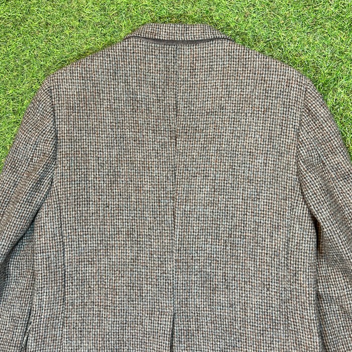 【Men's】80s グレー HARRIS TWEED ウール テーラードジャケット / Made In USA Vintage ヴィンテージ 古着 ハリスツイード | Vintage.City 古着屋、古着コーデ情報を発信