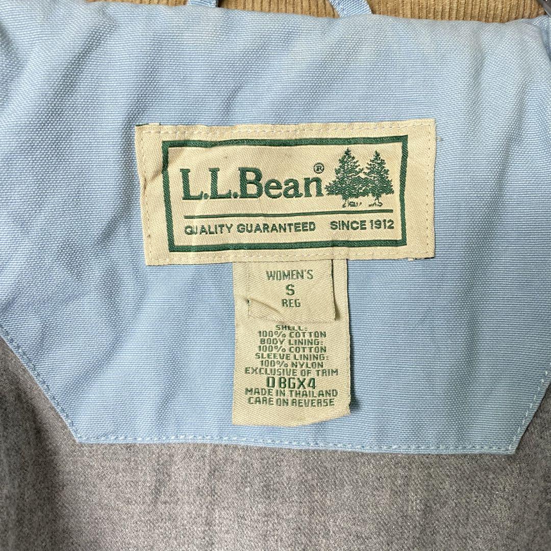 古着 L.L.Bean カバーオール 襟コーデュロイ M相当 水色 S0912
