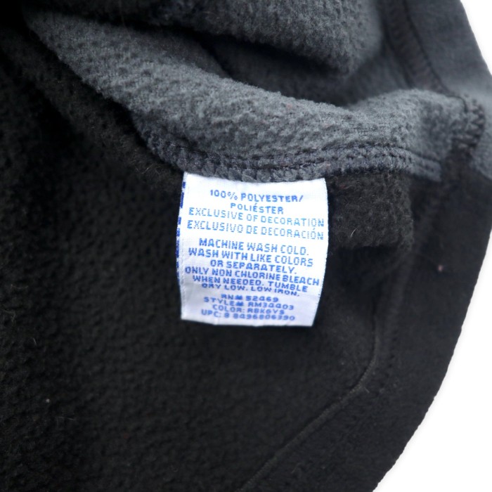 STARTER ハーフジップ フリースジャケット L ブラック ポリエステル ヨルダン製 | Vintage.City 古着屋、古着コーデ情報を発信