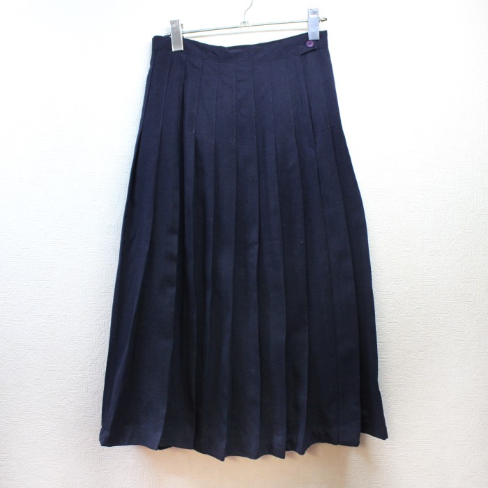 MADE IN CANADA PLAIN WOOL LONG SKIRT NAVY | Vintage.City 古着屋、古着コーデ情報を発信