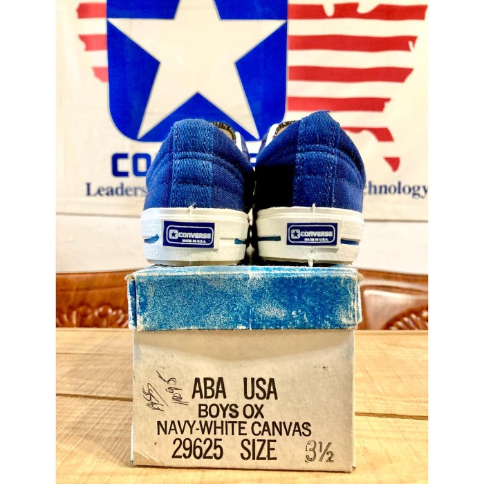 converse（コンバース） ABA OX ネイビー 3.5 22.5cm 70s USA 青箱 | Vintage.City 古着屋、古着コーデ情報を発信
