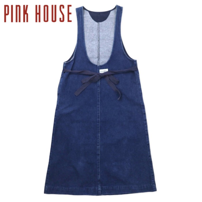 PINK HOUSE 90年代 デニム ジャンパースカート サロペット FREE ブルー