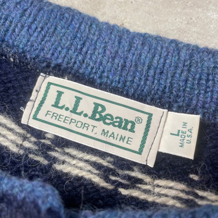 80年代 USA製 L.L.Bean エルエルビーン チロリアンニットセーター レディースXL相当 メンズL相当 | Vintage.City 古着屋、古着コーデ情報を発信