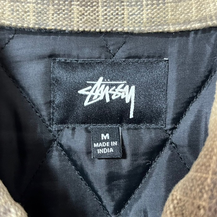 stussy ステューシー ジップ ブルゾン チェック オンブレ | Vintage.City