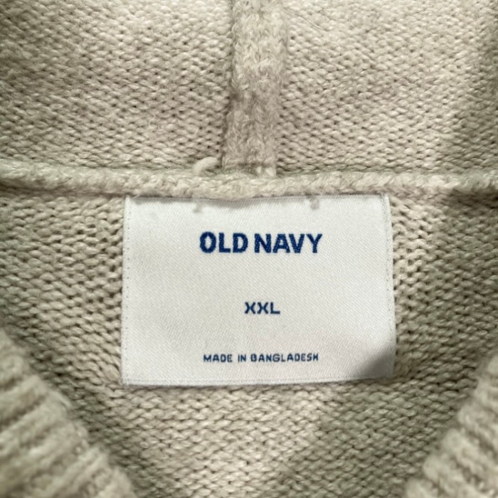 OLD NAVY 00's bigsized design knit hoodie | Vintage.City 빈티지숍, 빈티지 코디 정보