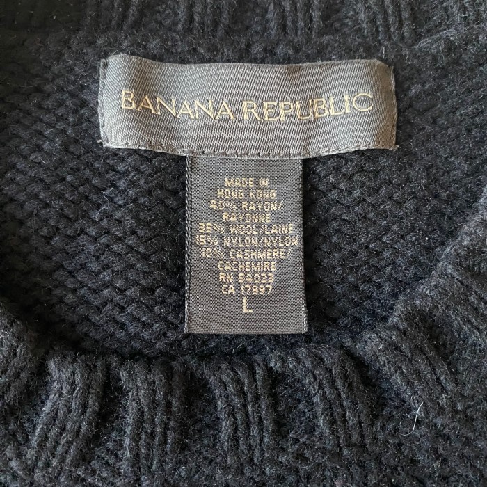 90s〜 / 《BANANA REPUBLIC》cashmere mix rayon×wool knit バナリパ カシミヤ ニット | Vintage.City 빈티지숍, 빈티지 코디 정보