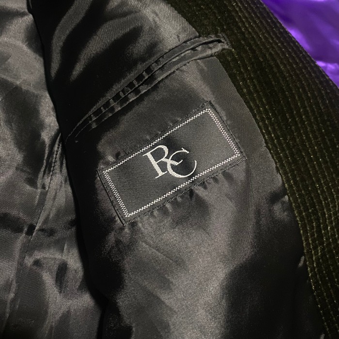 RC 2B Velvet Tailored Jacket | Vintage.City 古着屋、古着コーデ情報を発信