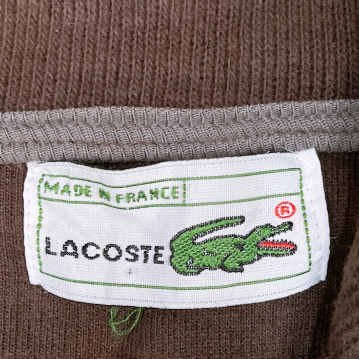 Lsize LACOSTE half zip jacket 23120305 ラコステ ハーフジップ 長袖 | Vintage.City 빈티지숍, 빈티지 코디 정보