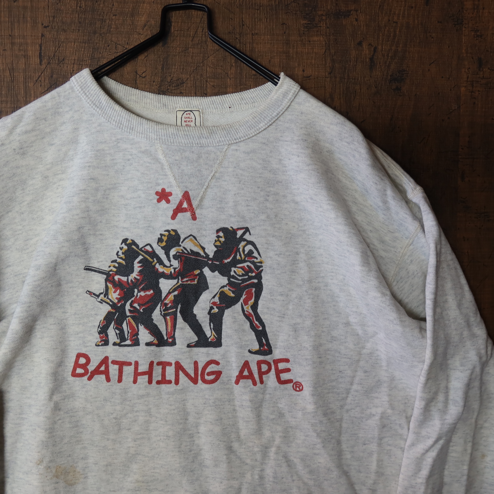 90s～ Vintage 初期☆A BATHING APE ア ベイシング エイプ 長袖
