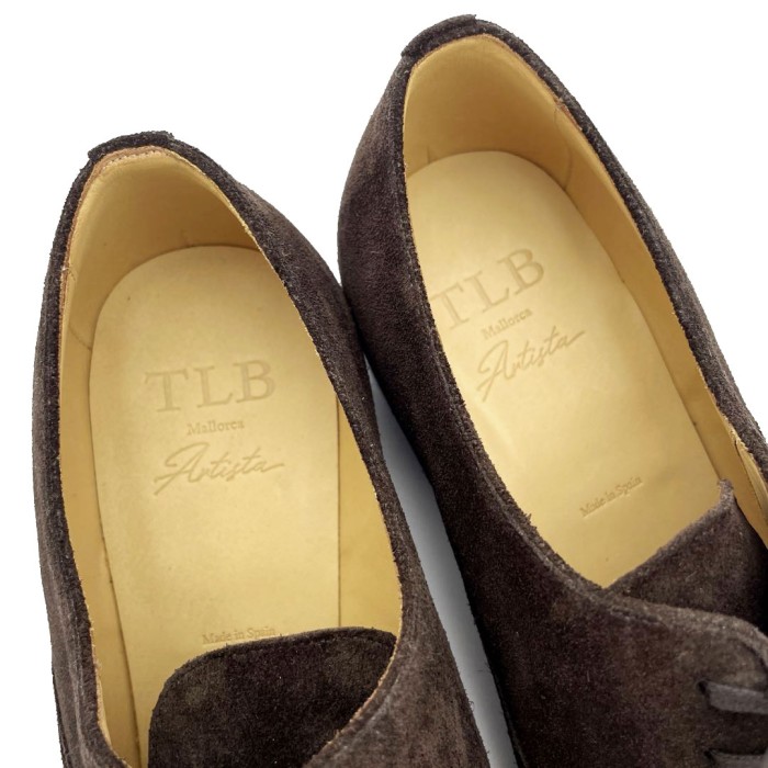 未使用・保管品 TLB Mallorca ティーエルビーマヨルカ ARTISTA ストレートチップシューズ 革靴 スエード ブラウン 7(約25.5cmくらい) | Vintage.City 古着屋、古着コーデ情報を発信