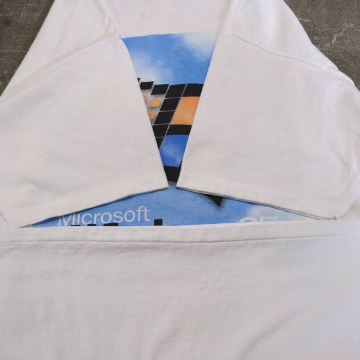 90s ONEITA microsoft Windows95 Single Stitch White T-Shirt | Vintage.City Vintage Shops, Vintage Fashion Trends