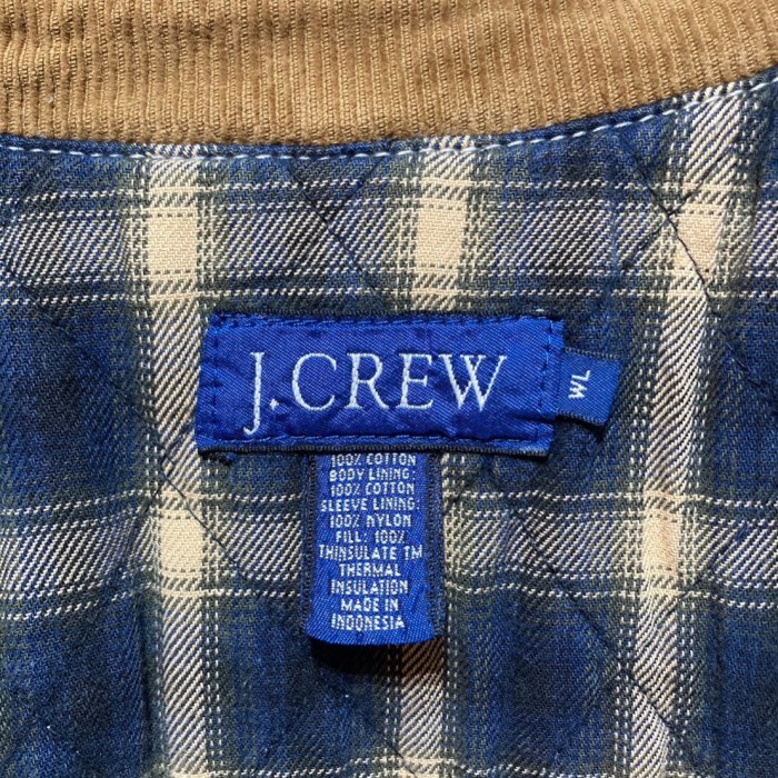 90’s-00’s “J.CREW” Padded Corduroy Collar Jacket | Vintage.City 빈티지숍, 빈티지 코디 정보
