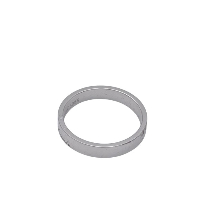 HERMES エルメス カルトゥーシュ ロゴリング 指輪 750(K18WG) ホワイトゴールド #46(約6号) 2.4g | Vintage.City 빈티지숍, 빈티지 코디 정보