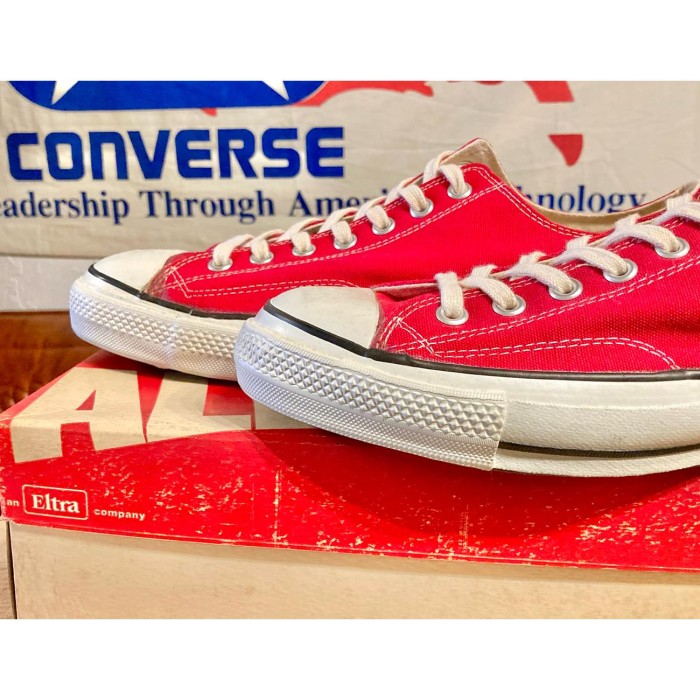 converse（コンバース）ALL STAR （オールスター）赤 11.5 30cm チャックテイラー USA 70s | Vintage.City 빈티지숍, 빈티지 코디 정보