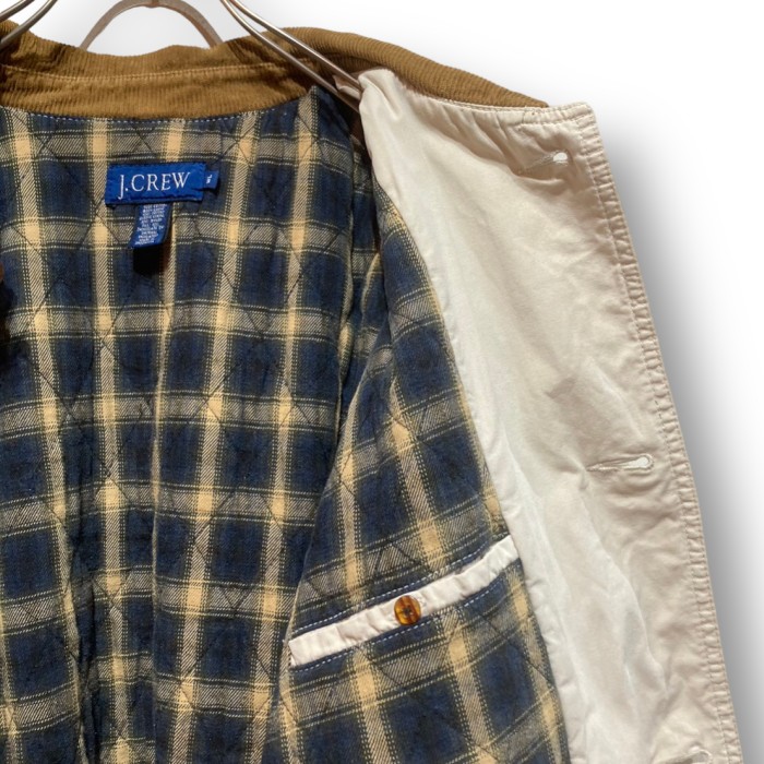 90’s-00’s “J.CREW” Padded Corduroy Collar Jacket | Vintage.City 古着屋、古着コーデ情報を発信