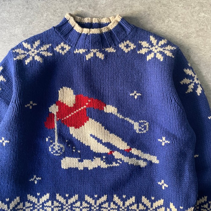 90's LAND'S END wool knit | Vintage.City 古着屋、古着コーデ情報を発信