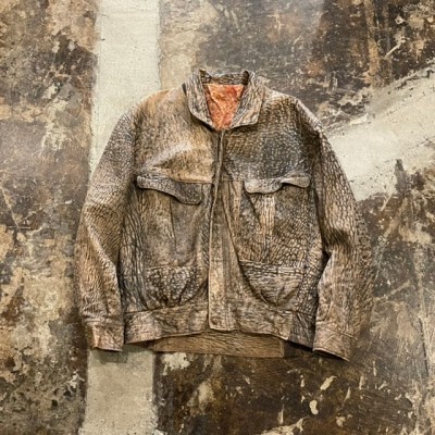 古着屋KT90s vintage sheep leather jacket grunge