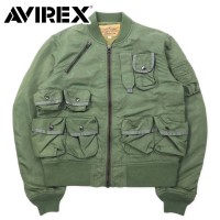 AVIREX MA-1 フライトジャケット L カーキ ナイロン 28-A6755 | Vintage.City 古着屋、古着コーデ情報を発信