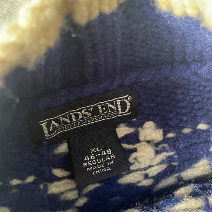 90's LAND'S END wool knit | Vintage.City 빈티지숍, 빈티지 코디 정보