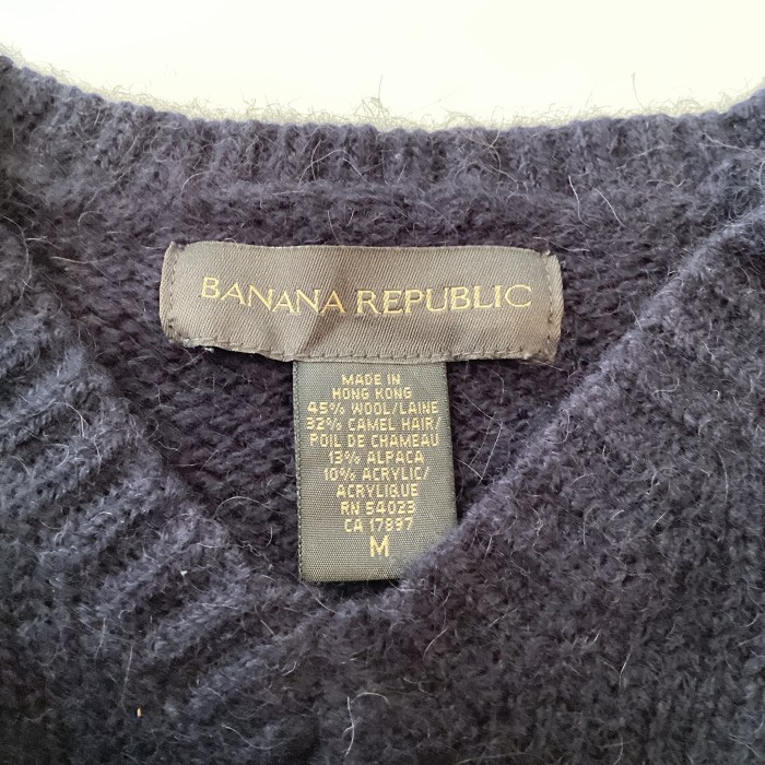 【Banana Republic】00’s V-NECK KNIT sizeM | Vintage.City 古着屋、古着コーデ情報を発信