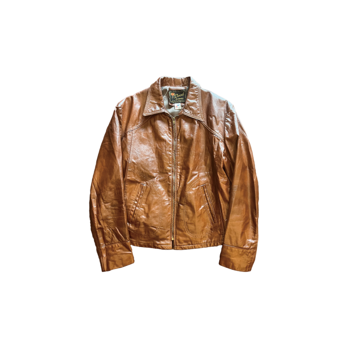 70~80's Reed Sportswear Single Leather JKT 本革 シングル レザー