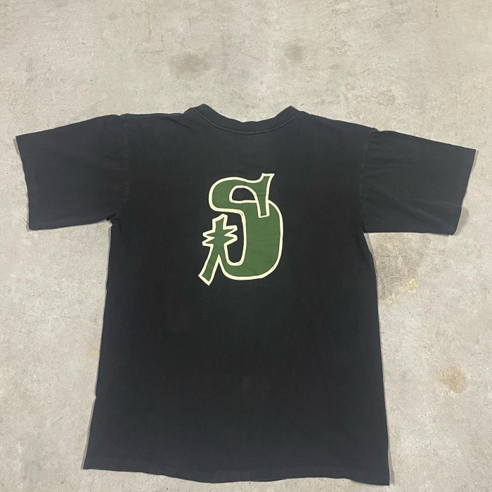 80s〜Old Stussy S Logo T-Shirt 黒タグ | Vintage.City