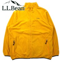 L.L.Bean フルジップ フリースジャケット XL イエロー ポリエステル POLARTEC ワンポイントロゴ刺繍 ビッグサイズ | Vintage.City 古着屋、古着コーデ情報を発信