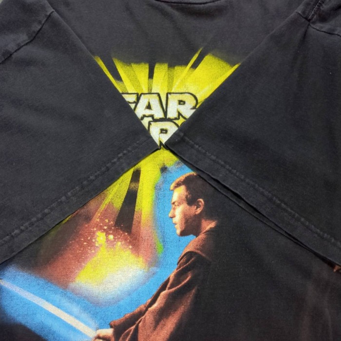 90s STARWARS Episode1 Qui Gon Jinn Obi Wan Kenobi Jedi Vintage T Shirt 2XL | Vintage.City 古着屋、古着コーデ情報を発信
