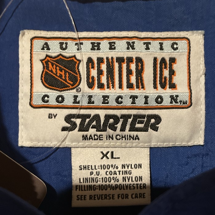 90s STARTER NHL セントルイス・ブルース　中綿 ハーフジップ ナイロンジャケット　A370　スターター | Vintage.City 빈티지숍, 빈티지 코디 정보
