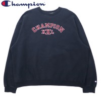 Champion ロゴ刺繍 スウェット XXL ネイビー コットン ビッグサイズ | Vintage.City 古着屋、古着コーデ情報を発信