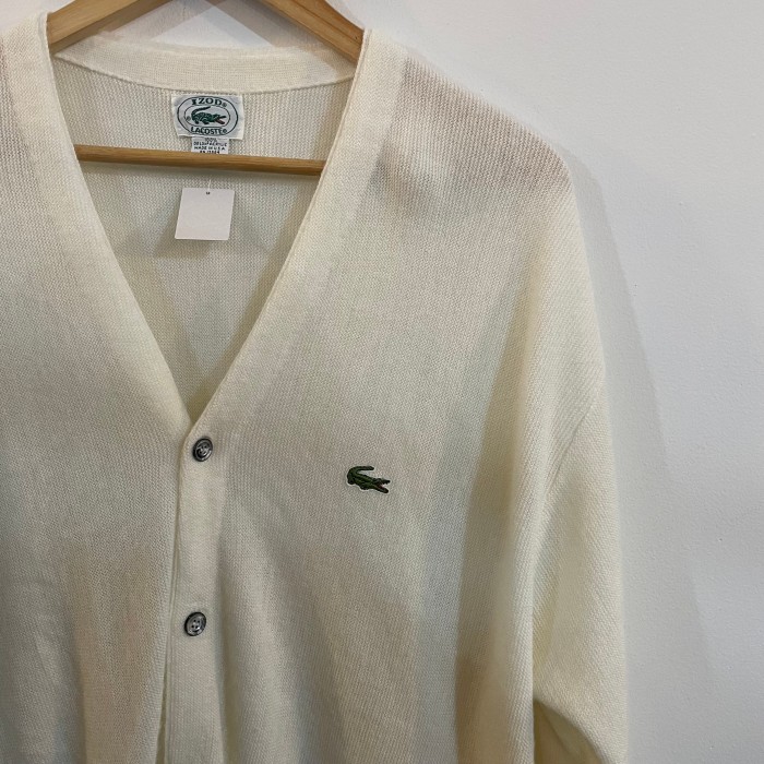 Lacoste acrylic cardigan （Made in USA） | Vintage.City 古着屋、古着コーデ情報を発信
