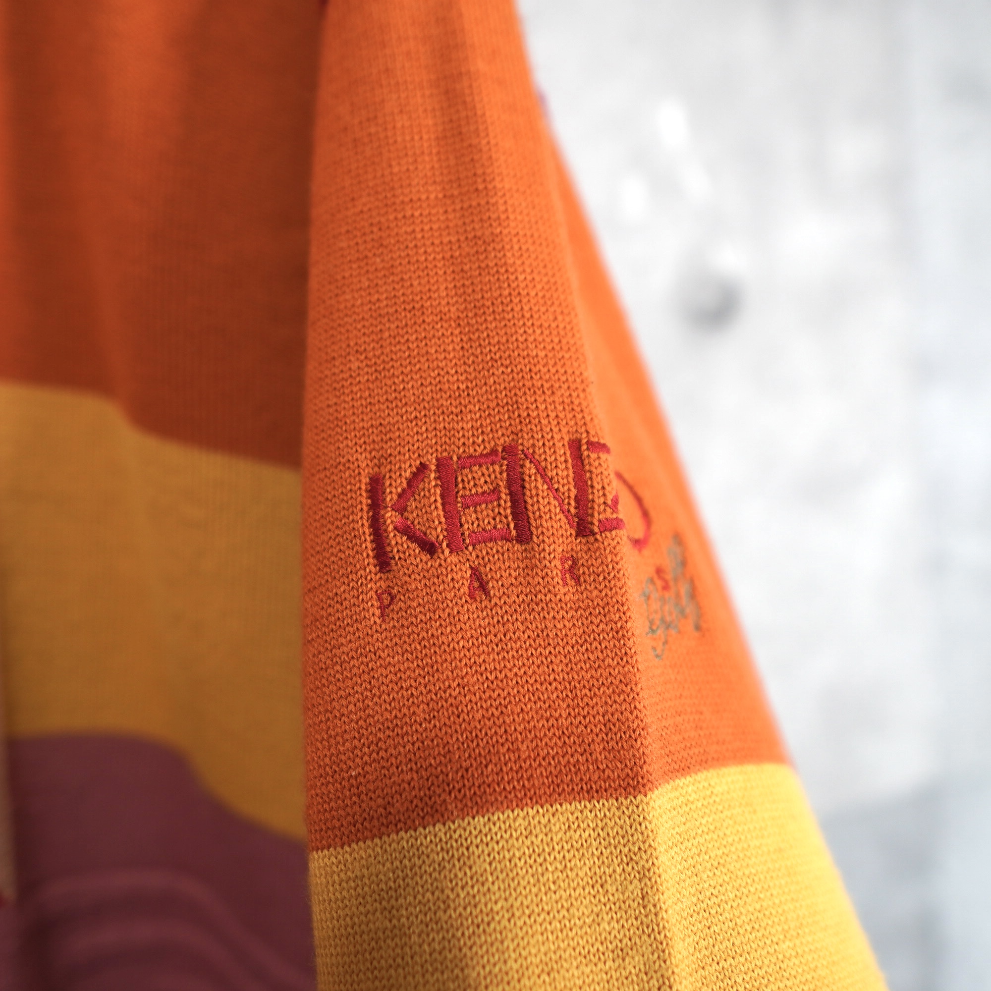 KENZO ケンゾー ニット セーター ロゴデザイン 日本製 Lサイズ