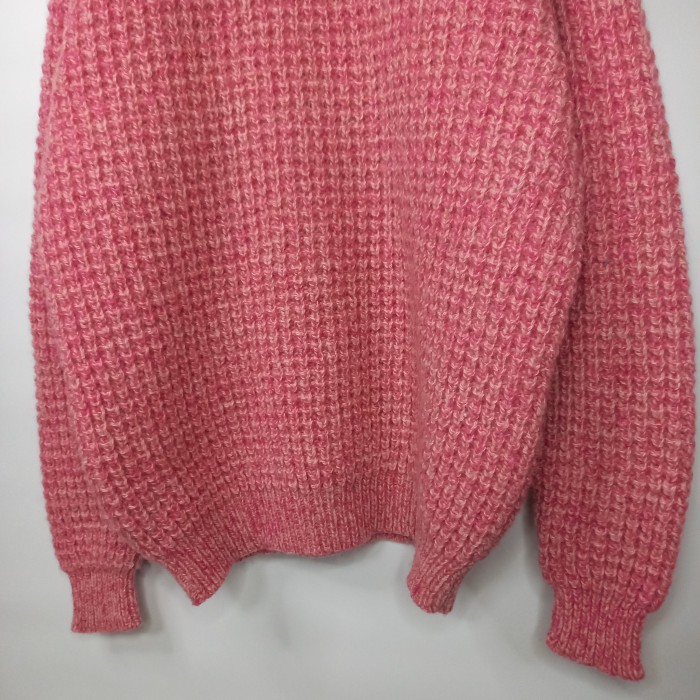 90s　ウールリッチ　ニット　セーター　無地　ローゲージ　厚手　ピンク　XL | Vintage.City 古着屋、古着コーデ情報を発信