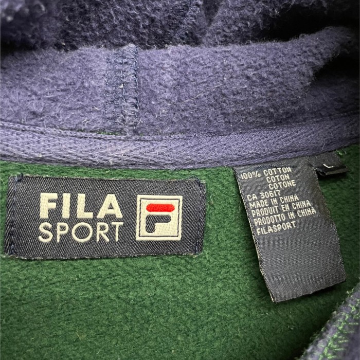 90’s “FILA” Embroidery Hoodie | Vintage.City 古着屋、古着コーデ情報を発信