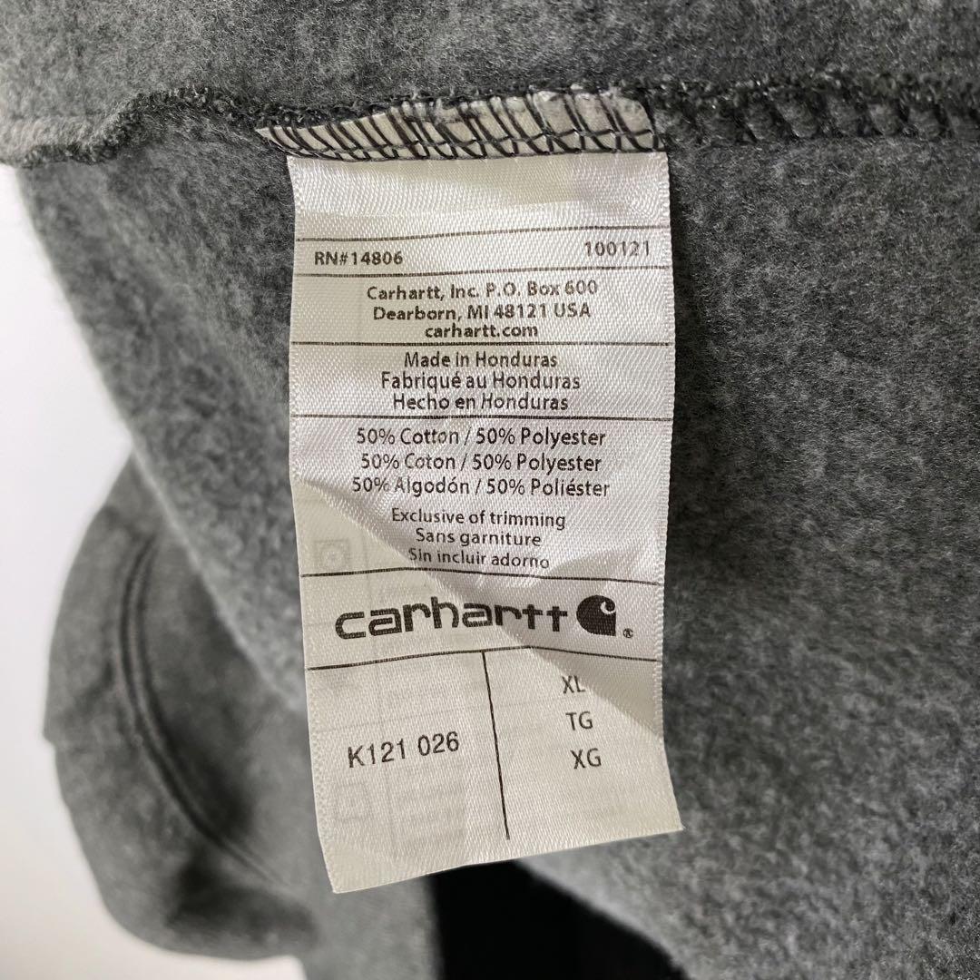 Carhartt 企業ロゴワンポイント パーカー プルオーバー XL S1512